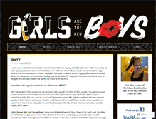 Tablet Screenshot of girlsarethenewboys.com